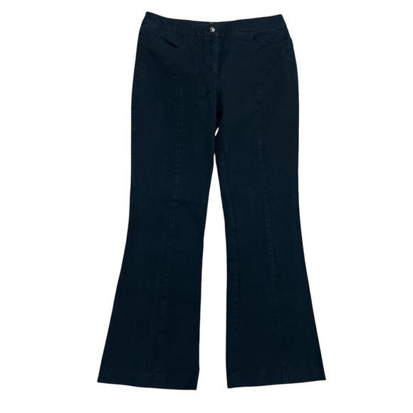 ESCADA Mid Rise Boot Leg Pants in Midnight Blue size 38 (US M) - Picture 2 of 8
